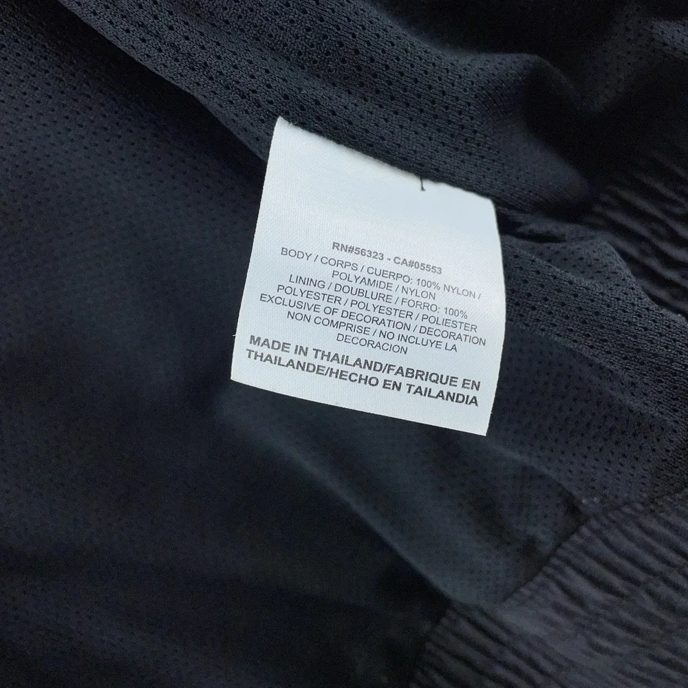 Nike Jordan Jacket Mens 2XL Black Red Windbreaker Full Zip‎ Mesh Lined Jumpman